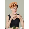 image:imageBABEYOND Fascinators Hats for Women  Tea Party Kentucky Fascinator Elegant Derby Hat Flower Church Headpiece with PearlCoffee