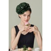 image:imageBABEYOND Fascinators Hats for Women  Tea Party Kentucky Fascinator Elegant Derby Hat Flower Church Headpiece with PearlDark Green