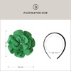 image:imageBABEYOND Fascinators Hats for Women  Tea Party Kentucky Fascinator Elegant Derby Hat Flower Church Headpiece with PearlGreen