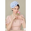 image:imageBABEYOND Fascinators Hats for Women  Tea Party Kentucky Fascinator Elegant Derby Hat Flower Church Headpiece with PearlLight Blue