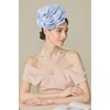 image:imageBABEYOND Fascinators Hats for Women  Tea Party Kentucky Fascinator Elegant Derby Hat Flower Church Headpiece with PearlLight Blue