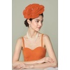 image:imageBABEYOND Fascinators Hats for Women  Tea Party Kentucky Fascinator Elegant Derby Hat Flower Church Headpiece with PearlOrange