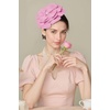 image:imageBABEYOND Fascinators Hats for Women  Tea Party Kentucky Fascinator Elegant Derby Hat Flower Church Headpiece with PearlPink