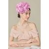 image:imageBABEYOND Fascinators Hats for Women  Tea Party Kentucky Fascinator Elegant Derby Hat Flower Church Headpiece with PearlPink