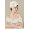 image:imageBABEYOND Fascinators Hats for Women  Tea Party Kentucky Fascinator Elegant Derby Hat Flower Church Headpiece with PearlWhite
