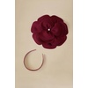 image:imageBABEYOND Fascinators Hats for Women  Tea Party Kentucky Fascinator Elegant Derby Hat Flower Church Headpiece with PearlWine Red