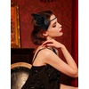image:imageBABEYOND Feather Headpiece Flapper Headband  Great Gatsby Vintage Hair Accessory for Costume PartyBlack