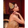 image:imageBABEYOND Feather Headpiece Flapper Headband  Great Gatsby Vintage Hair Accessory for Costume PartyChampagne