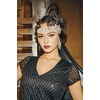 image:imageBABEYOND Flapper Headpiece for Women  1920s Headband Roaring 20s Gatsby Accessories Peacock Feather Tassel ChainBeigeBlack