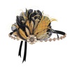 image:imageBABEYOND Flapper Headpiece for Women  1920s Headband Roaring 20s Great Gatsby Accessories Rhinestone Feather Hair ClipBlack Gold