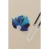image:imageBABEYOND Flapper Headpiece for Women  1920s Headband Roaring 20s Great Gatsby Accessories Rhinestone Feather Hair ClipBlue