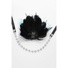 image:imageBABEYOND Flapper Headpiece for Women  1920s Headband Roaring 20s Great Gatsby Accessories Rhinestone Feather Hair ClipBlue