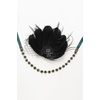 image:imageBABEYOND Flapper Headpiece for Women  1920s Headband Roaring 20s Great Gatsby Accessories Rhinestone Feather Hair ClipGreen