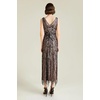 image:imageBABEYOND Formal Dresses for Women  Evening Gown with Symmetrical Pattern Cocktail Party DressesBlack Apricot