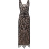 image:imageBABEYOND Formal Dresses for Women  Evening Gown with Symmetrical Pattern Cocktail Party DressesBlack Apricot