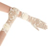 image:imageBABEYOND Lace Gloves Women  Floral Opera Gloves Stretchy Elegant Tea Party Accessories for Wedding Prom Evening PartyBeige