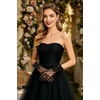 image:imageBABEYOND Lace Gloves Women  Floral Opera Gloves Stretchy Elegant Tea Party Accessories for Wedding Prom Evening PartyBlack
