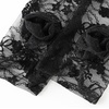 image:imageBABEYOND Lace Gloves Women  Floral Opera Gloves Stretchy Elegant Tea Party Accessories for Wedding Prom Evening PartyBlack
