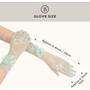 image:imageBABEYOND Lace Gloves Women  Floral Opera Gloves Stretchy Elegant Tea Party Accessories for Wedding Prom Evening PartyMint Green