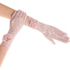 image:imageBABEYOND Lace Gloves Women  Floral Opera Gloves Stretchy Elegant Tea Party Accessories for Wedding Prom Evening PartyNude Pink