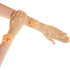 image:imageBABEYOND Lace Gloves Women  Floral Opera Gloves Stretchy Elegant Tea Party Accessories for Wedding Prom Evening PartyOrange