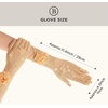 image:imageBABEYOND Lace Gloves Women  Floral Opera Gloves Stretchy Elegant Tea Party Accessories for Wedding Prom Evening PartyOrange