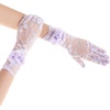 image:imageBABEYOND Lace Gloves Women  Floral Opera Gloves Stretchy Elegant Tea Party Accessories for Wedding Prom Evening PartyPurple
