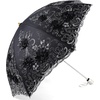image:imageBABEYOND Lace Parasol UltravioletProof Folding Umbrella UPF50 Vintage Flower Embroidery Umbrella for Wedding Party and Photo ShootingBlack