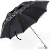 image:imageBABEYOND Lace Parasol UltravioletProof Folding Umbrella UPF50 Vintage Flower Embroidery Umbrella for Wedding Party and Photo ShootingBlack