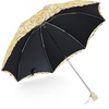 image:imageBABEYOND Lace Parasol UltravioletProof Folding Umbrella UPF50 Vintage Flower Embroidery Umbrella for Wedding Party and Photo ShootingChampagne