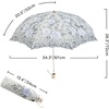 image:imageBABEYOND Lace Parasol UltravioletProof Folding Umbrella UPF50 Vintage Flower Embroidery Umbrella for Wedding Party and Photo ShootingGray