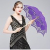 image:imageBABEYOND Lace Umbrella Parasol Vintage Wedding Bridal Umbrella for Decoration Photo Lady Costume 1920s Party ApricotPurple