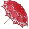 image:imageBABEYOND Lace Umbrella Parasol Vintage Wedding Bridal Umbrella for Decoration Photo Lady Costume 1920s Party ApricotRed