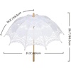image:imageBABEYOND Lace Umbrella Parasol Vintage Wedding Bridal Umbrella for Decoration Photo Lady Costume 1920s Party ApricotWhite