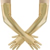 image:imageBABEYOND Long Gloves for Women  Shiny Metallic Wet Look Elbow Length Stretchy Halloween CostumesGold