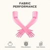 image:imageBABEYOND Long Gloves for Women  Shiny Metallic Wet Look Elbow Length Stretchy Halloween CostumesPink