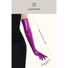 image:imageBABEYOND Long Gloves for Women  Shiny Metallic Wet Look Elbow Length Stretchy Halloween CostumesPurple