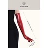 image:imageBABEYOND Long Gloves for Women  Shiny Metallic Wet Look Elbow Length Stretchy Halloween CostumesRed