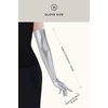 image:imageBABEYOND Long Gloves for Women  Shiny Metallic Wet Look Elbow Length Stretchy Halloween CostumesSilver