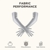 image:imageBABEYOND Long Gloves for Women  Shiny Metallic Wet Look Elbow Length Stretchy Halloween CostumesSilver