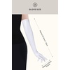 image:imageBABEYOND Long Gloves for Women  Shiny Metallic Wet Look Elbow Length Stretchy Halloween CostumesWhite