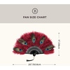 image:imageBABEYOND Marabou Feather Fan 20s Vintage Folding Fan Flapper Hand Fan for Costume Dancing Show Tea Party Wedding Decoration