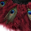 image:imageBABEYOND Marabou Feather Fan 20s Vintage Folding Fan Flapper Hand Fan for Costume Dancing Show Tea Party Wedding Decoration