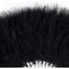 image:imageBABEYOND Marabou Feather Fan 22s Vintage Folding Fan Flapper Hand Fan for Costume Dancing Show Tea Party Wedding DecorationBlack