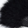 image:imageBABEYOND Marabou Feather Fan 22s Vintage Folding Fan Flapper Hand Fan for Costume Dancing Show Tea Party Wedding DecorationBlackblack Rib