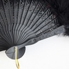 image:imageBABEYOND Marabou Feather Fan 22s Vintage Folding Fan Flapper Hand Fan for Costume Dancing Show Tea Party Wedding DecorationBlackredblack Rib