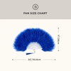 image:imageBABEYOND Marabou Feather Fan 22s Vintage Folding Fan Flapper Hand Fan for Costume Dancing Show Tea Party Wedding DecorationBlue