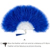 image:imageBABEYOND Marabou Feather Fan 22s Vintage Folding Fan Flapper Hand Fan for Costume Dancing Show Tea Party Wedding DecorationBlue