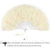 image:imageBABEYOND Marabou Feather Fan 22s Vintage Folding Fan Flapper Hand Fan for Costume Dancing Show Tea Party Wedding DecorationChampagne