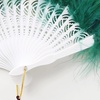 image:imageBABEYOND Marabou Feather Fan 22s Vintage Folding Fan Flapper Hand Fan for Costume Dancing Show Tea Party Wedding DecorationDark Purple